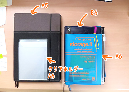 手帳にノートにサブ収納 5ポケット付きのa6クリアホルダーを100均でみつけまして ぴらめこな生活