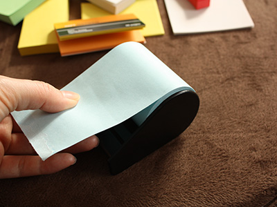 使い出すとクセになるかも ロール式の付箋が楽しいです ぴらめこな生活