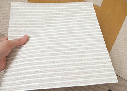 洗えるタイプのタイルマットは敷いてよし管理もよし つまりお手軽で大変いいと思う ぴらめこな生活
